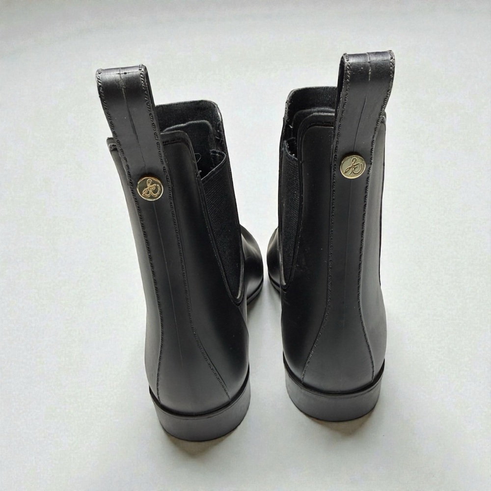 Sam Edelman Black Chelsea Rain Boots • Women’s 9 • Waterproof - Picture 2 of 11